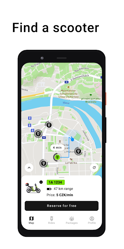 BeRider: scooter sharing Screenshot1