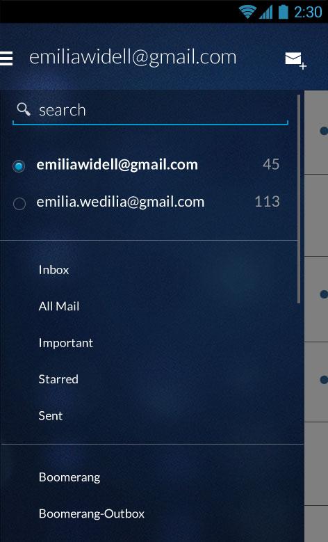 Email App for Gmail & Exchange Screenshot1