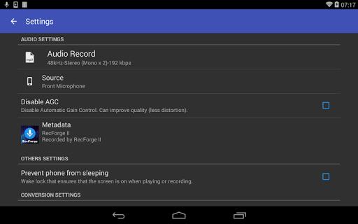 RecForge II - Audio Recorder Screenshot3