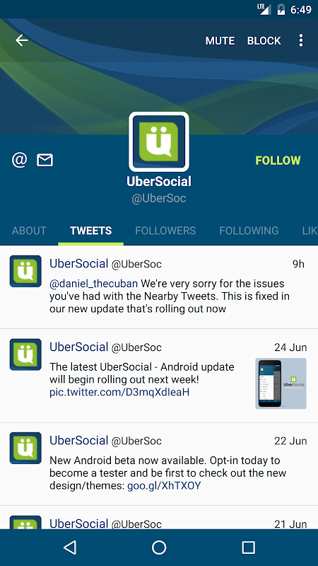 UberSocial for Twitter Screenshot2