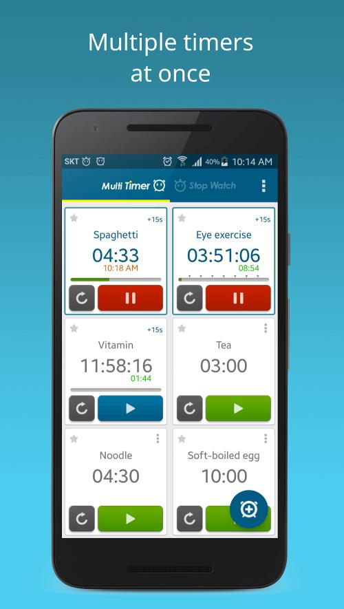 Multi Timer StopWatch Screenshot1