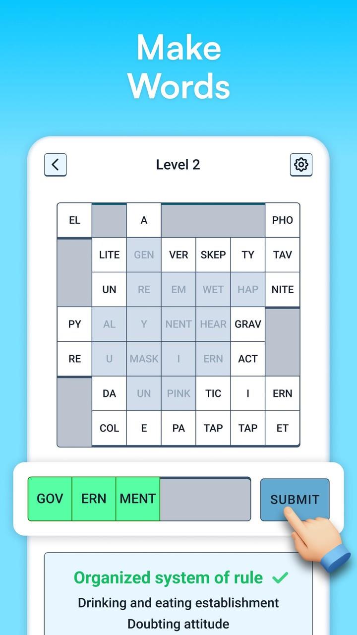 Syllatiles - Word Puzzle Game Screenshot3