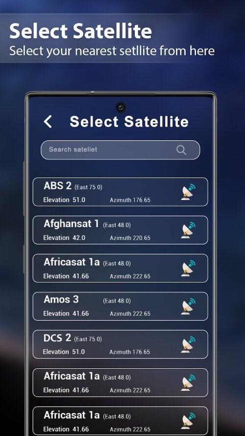 Satellite Finder Screenshot3