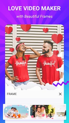 Video maker - Create love video from photos Screenshot1