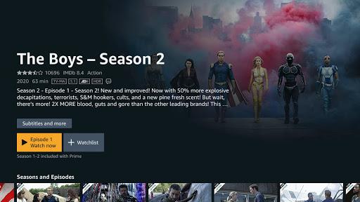 Prime Video - Android TV Screenshot1