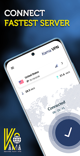 Kama VPN - Secure Fast VPN Screenshot3