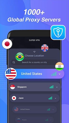 Super Vpn:Fast & Secure VPN Screenshot2