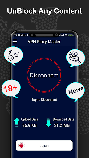 VPN Proxy Master Unblock Site Screenshot1