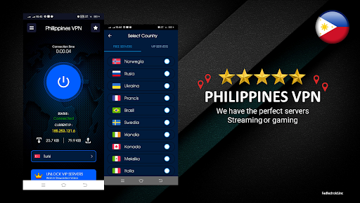 Philippines VPN - Secure Proxy Screenshot1