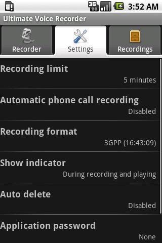 Ultimate Voice Recorder Screenshot2