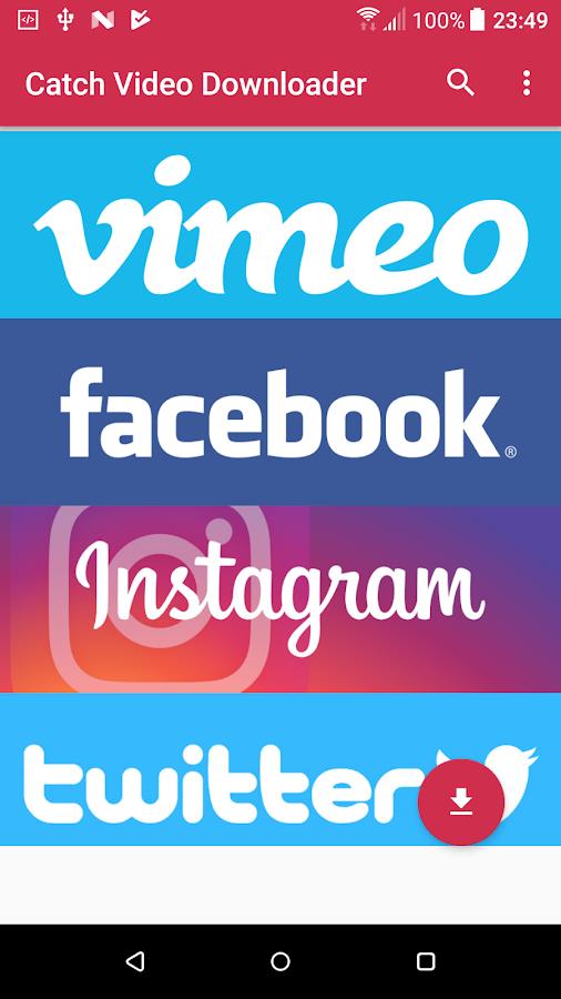 Catch Video Downloader Screenshot1