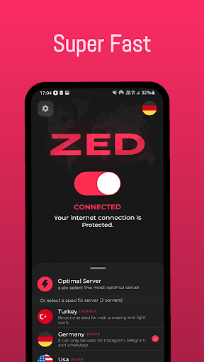 VPN ZED-Fast, Safe VPN Proxy Screenshot2