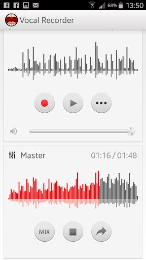 Vocal Recorder TwoTrack Studio Screenshot2