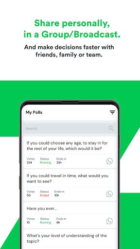 Voliz - Poll on WhatsApp Screenshot4
