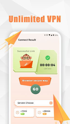 Monkey VPN - Fast Proxy Screenshot4