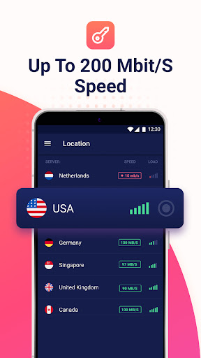 Turbo Fast VPN - Speed 200 MB Screenshot4