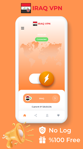 Iraq VPN - Private Proxy Screenshot1