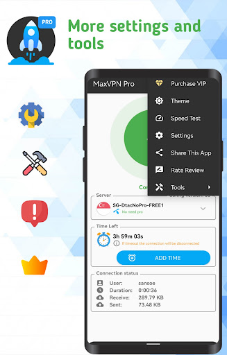 MaxVPN Pro Safe & Unlimited Screenshot3