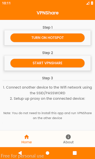 VPNOtspot: Safe VPN Tethering Screenshot2