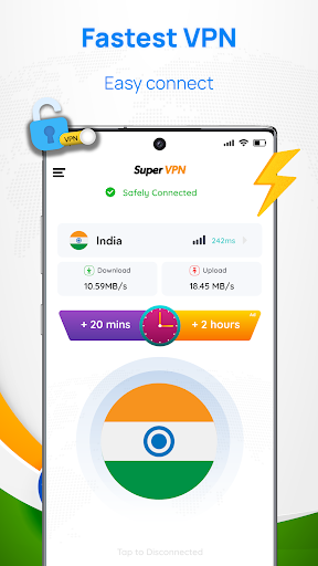 Indian VPN - Get Indian IP Screenshot1
