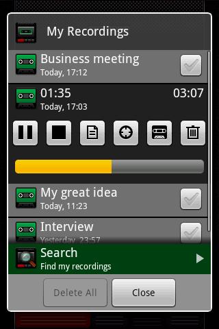 Recordoid Dictaphone Lite Screenshot2