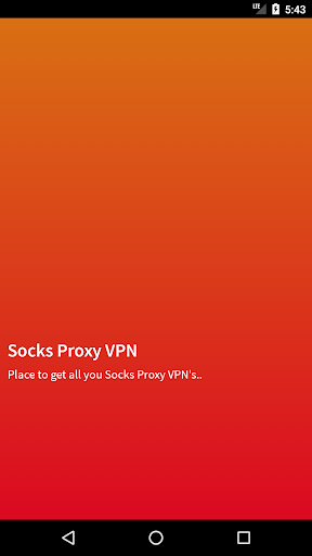 Socks Proxy VPN Screenshot1