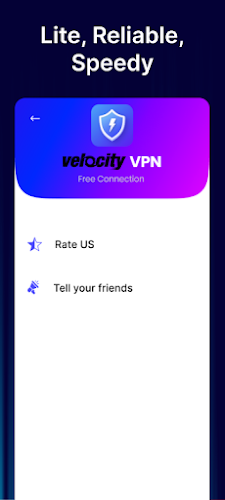 Velocity VPN: Secure VPN Proxy Screenshot1