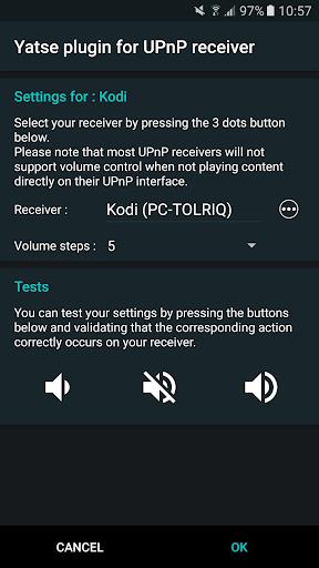 Yatse UPnP Receiver Plugin Screenshot2