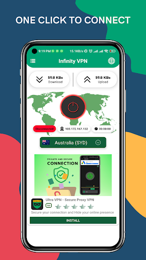 Infinity VPN-Secure Proxy VPN Screenshot3