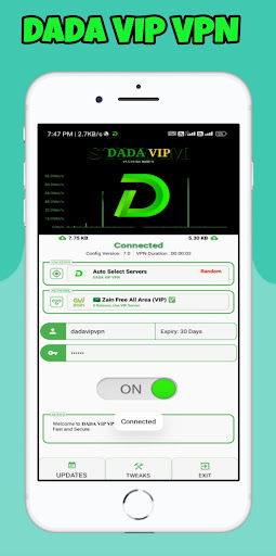 DADA VIP VPN _ Fast & Secure Screenshot1