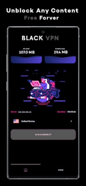 Black VPN - Fast VPN - Proxy Screenshot1