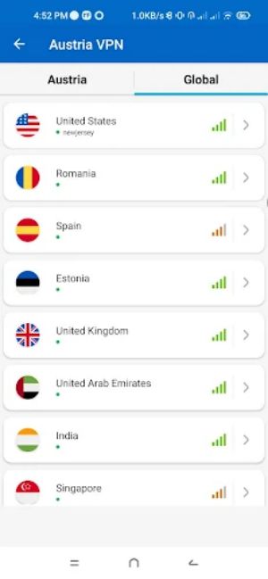 Austria VPN - Fast & Secure Screenshot3