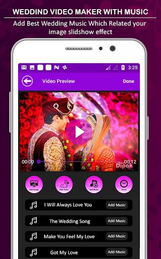 Wedding Video Maker With Music : Photo Animation Screenshot3