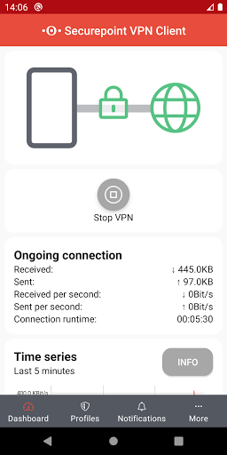 Securepoint VPN Client Screenshot1