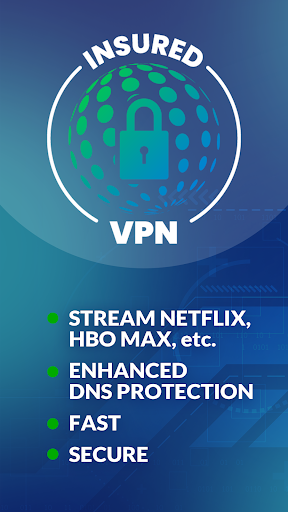 InsuredVPN: fast streaming VPN Screenshot1