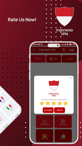 Indonesia VPN Get Indonesia IP Screenshot4