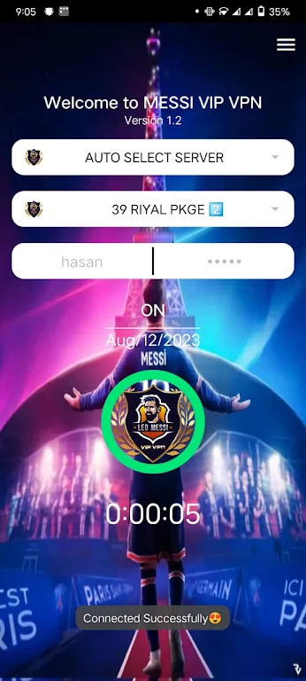 MESSI VIP VPN Screenshot2