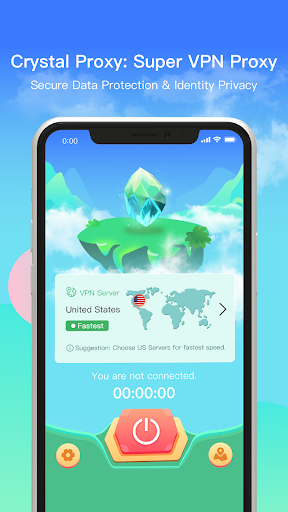 Crystal Proxy: Super VPN Proxy Screenshot1