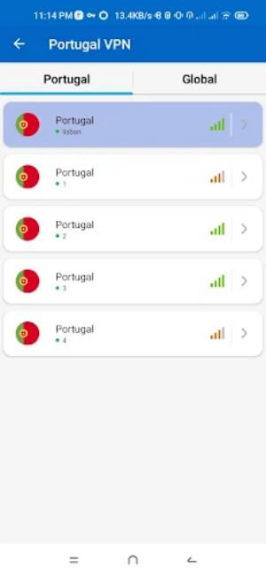 Portugal VPN - Fast & Secure Screenshot3