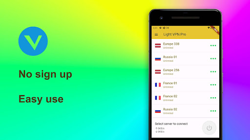 VPN Light - Easy use Screenshot2