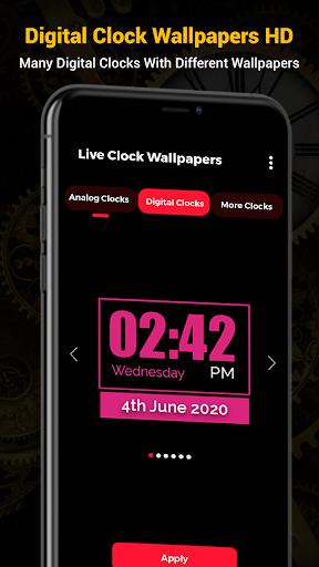 Night Clock Wallpapers HD : Night Watch App Screenshot4