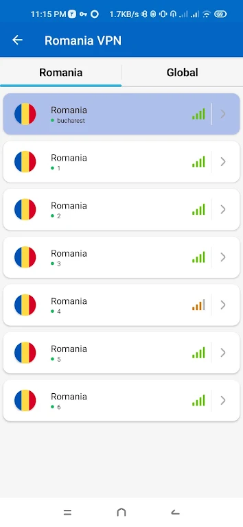 Romania VPN - Fast & Secure Screenshot1