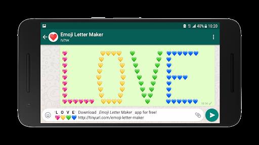 Emoji Letter Maker Screenshot4