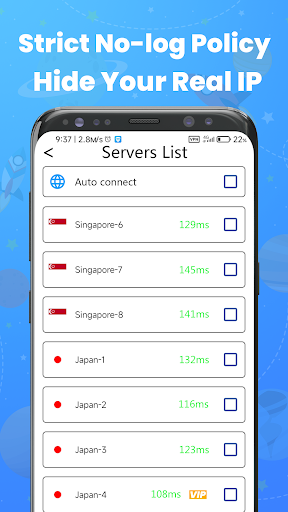 Rocket VPN: Fast Secure Stable Screenshot4