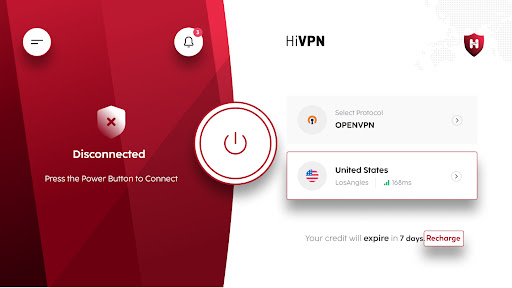 HiVPN AndroidTV Screenshot2