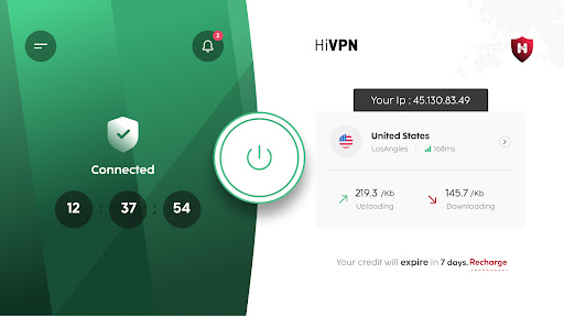 HiVPN AndroidTV Screenshot3