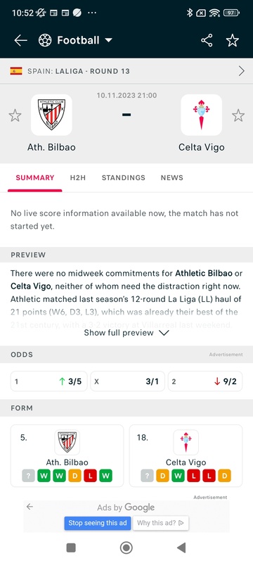 FlashScore Screenshot3