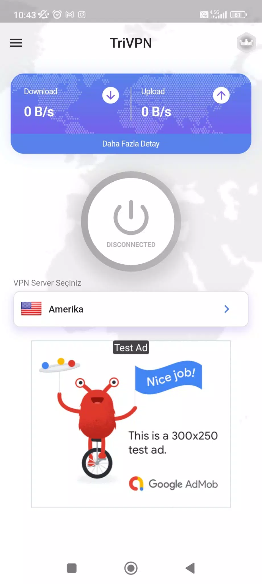 Tri VPN - Fast & Secret Screenshot2