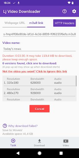 m3u8 Video Downloader Screenshot4