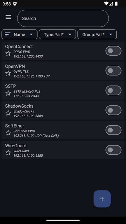 VPN Client Pro Screenshot1